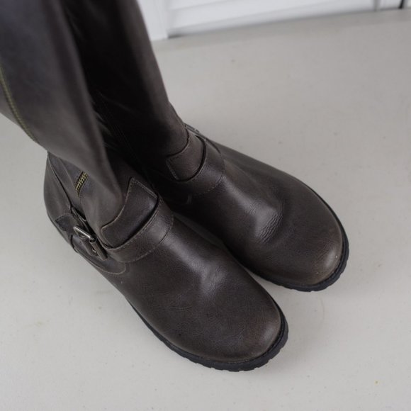 SKETCHERS WOMENS 6 or 6.5 BOOTS SHOES LEATHER - Picture 7 of 10